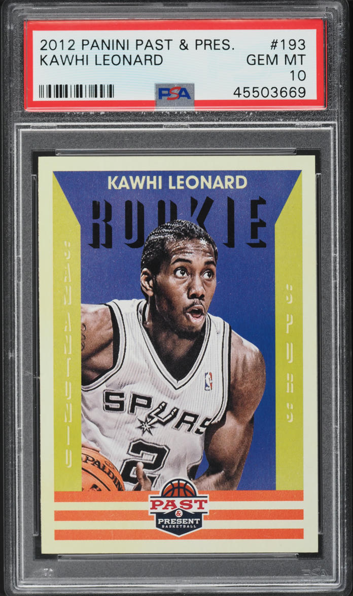 2012 Panini Past & Present Kawhi Leonard ROOKIE #193 PSA 10 GEM MINT
