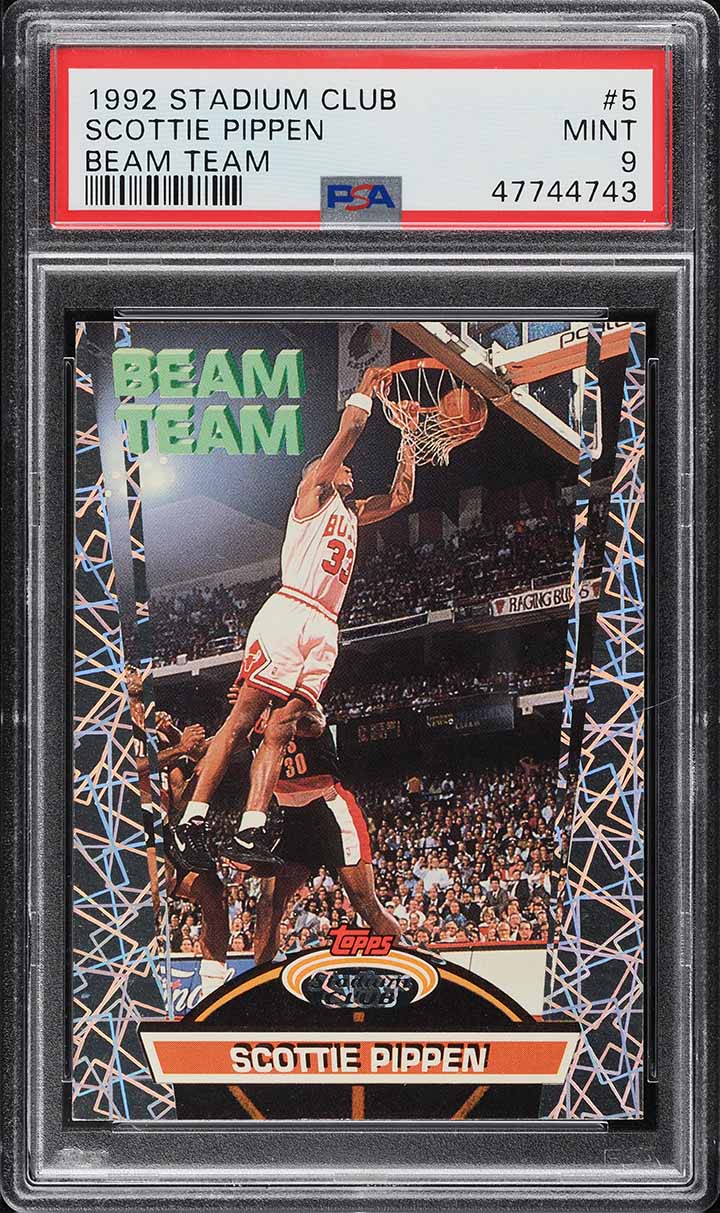 1992 Stadium Club Beam Team Scottie Pippen #5 PSA 9 MINT