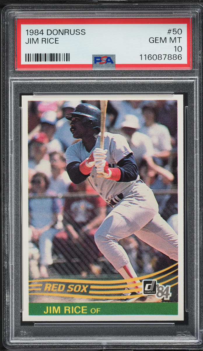 1984 Donruss Jim Rice #50 PSA 10 GEM MINT