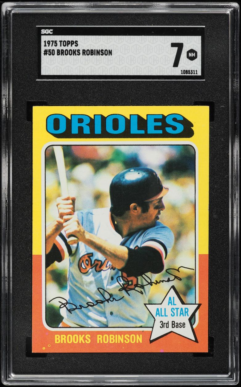 1975 Topps Brooks Robinson #50 SGC 7 NRMT
