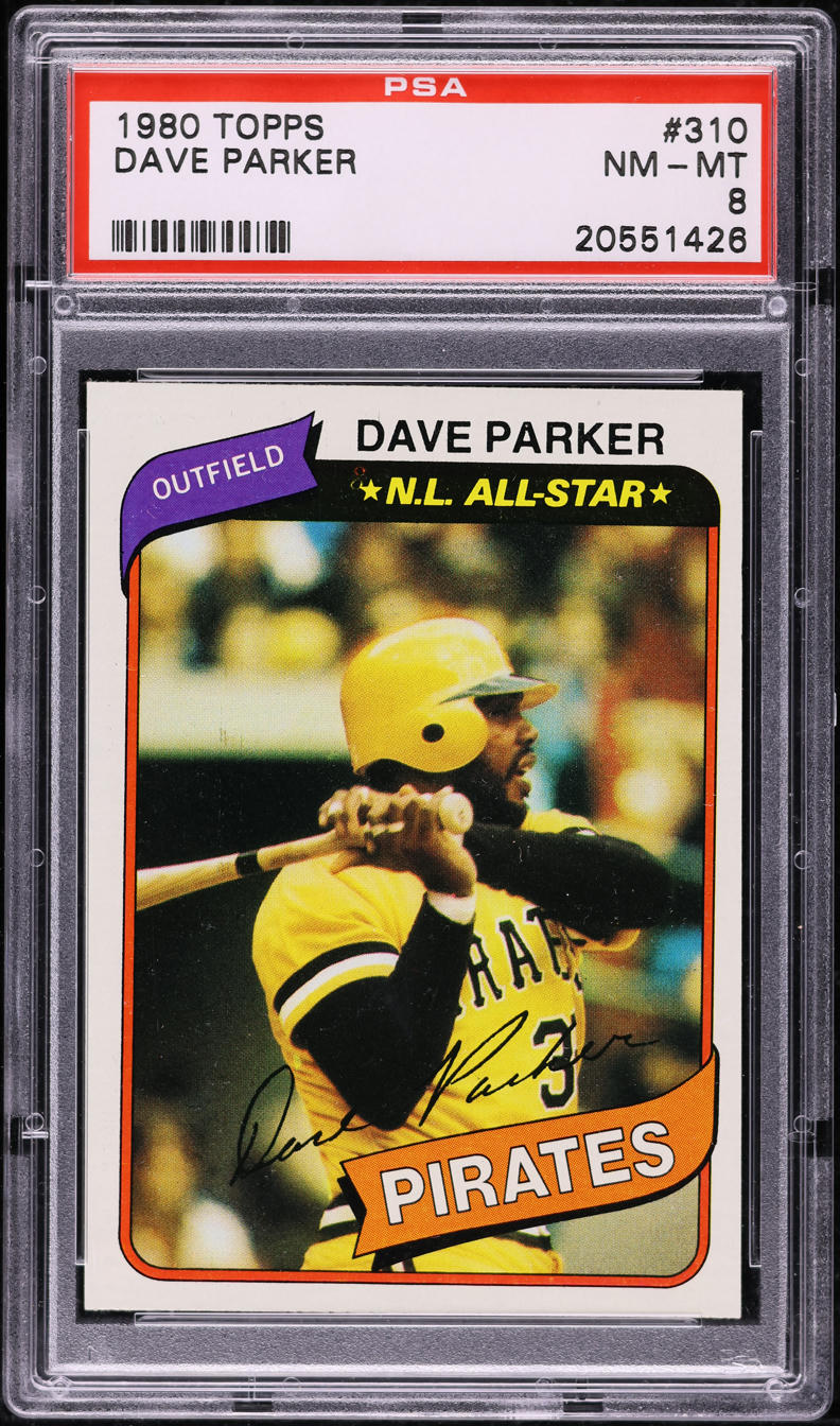 1980 Topps Dave Parker ALL-STAR #310 PSA 8 NM-MT