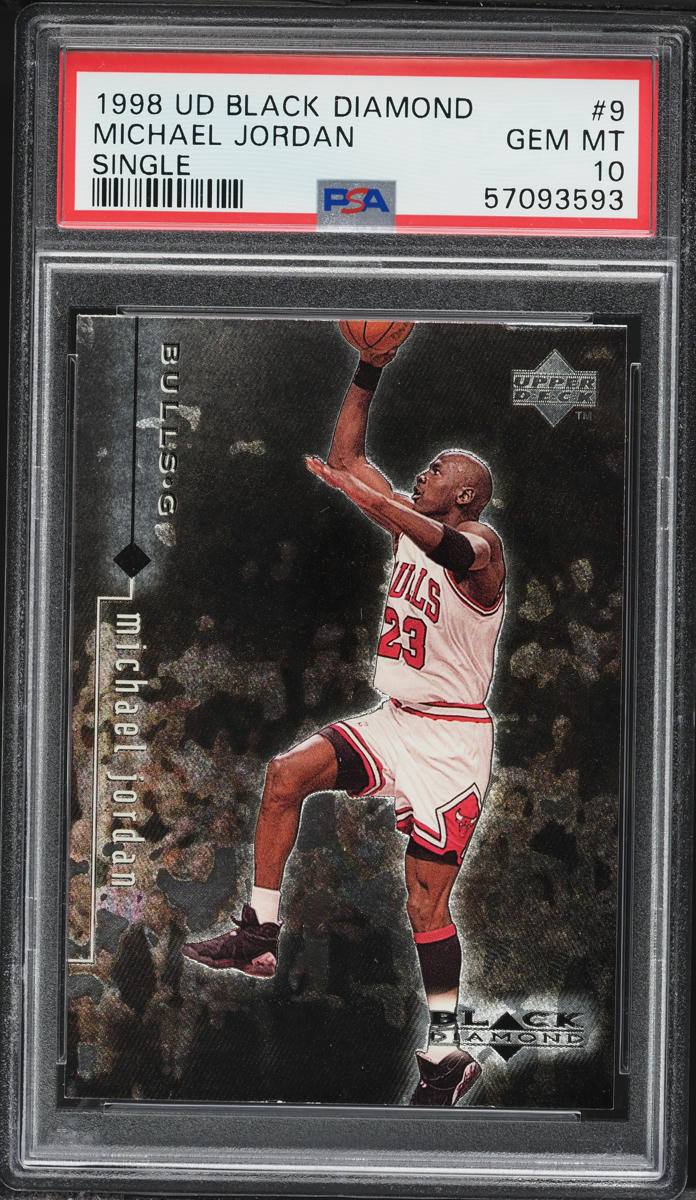 1998 Black Diamond Single Michael Jordan #9 PSA 10 GEM MINT