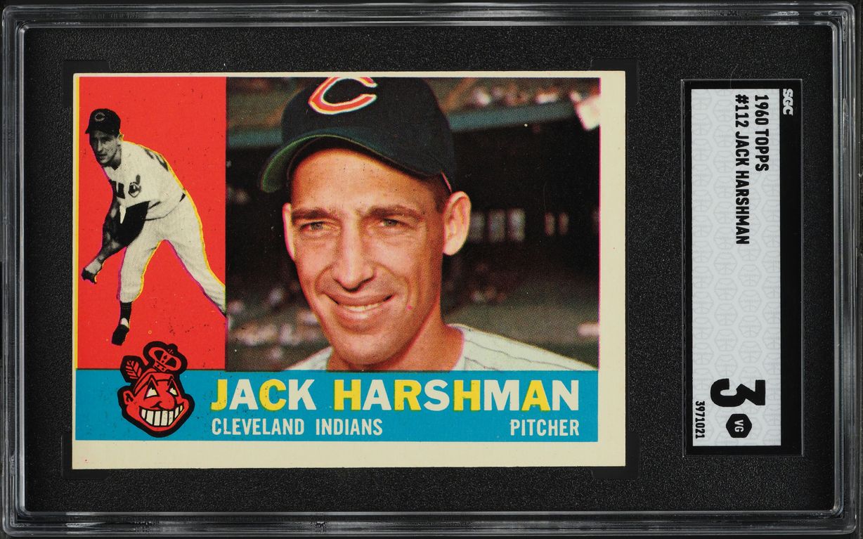 Jack Harshman #112 1960 Venezuela Topps Baseball