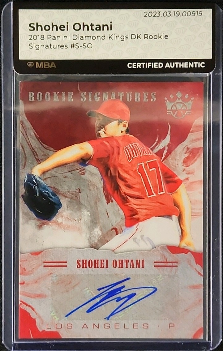 Shohei Ohtani #S-SO 2018 Panini Diamond Kings Baseball DK Signatures