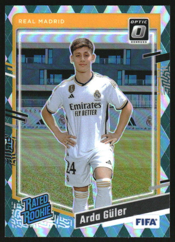 2023-24 Donruss Optic Argyle #184 Arda Guler RR RC Rookie