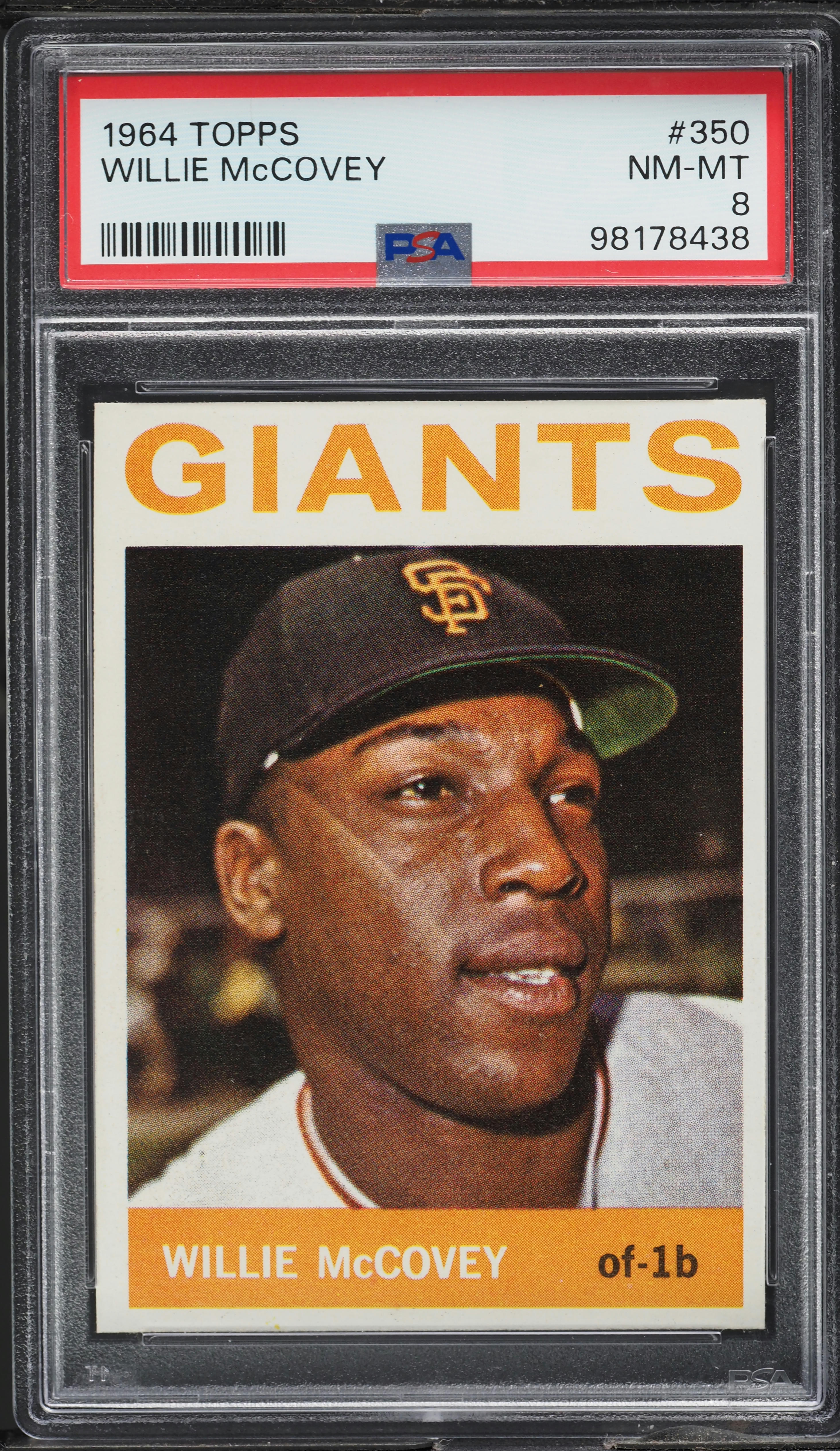 1964 Topps Willie McCovey #350 PSA 8 NM-MT