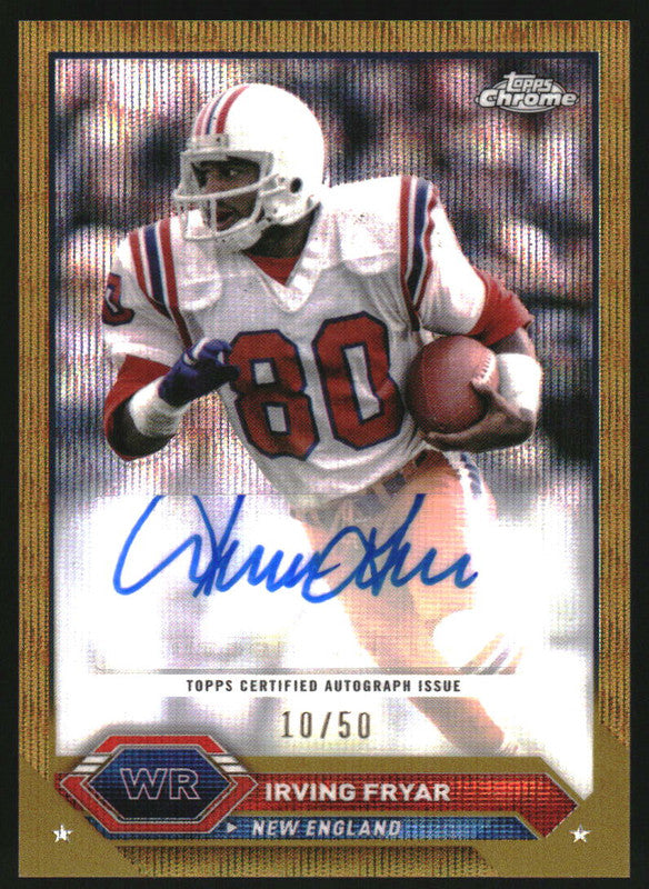 2023 Topps Composite Chrome Autographs Gold Wave #TCA-IF Irving Fryar Auto /50