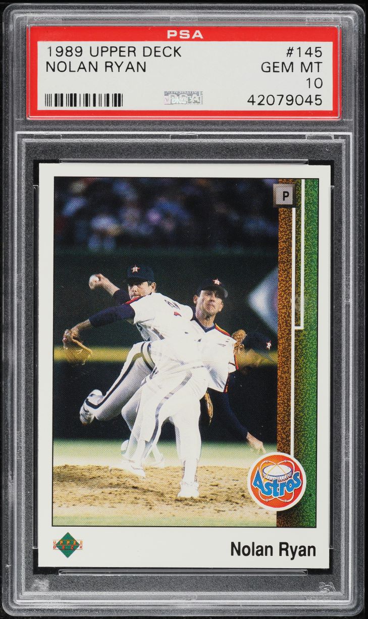 1989 Upper Deck Nolan Ryan #145 PSA 10 GEM MINT