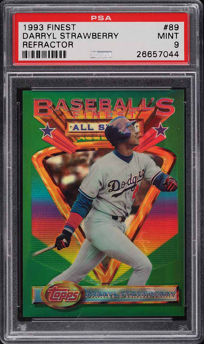 1993 Finest Refractor Darryl Strawberry ALL-STAR #89 PSA 9 MINT