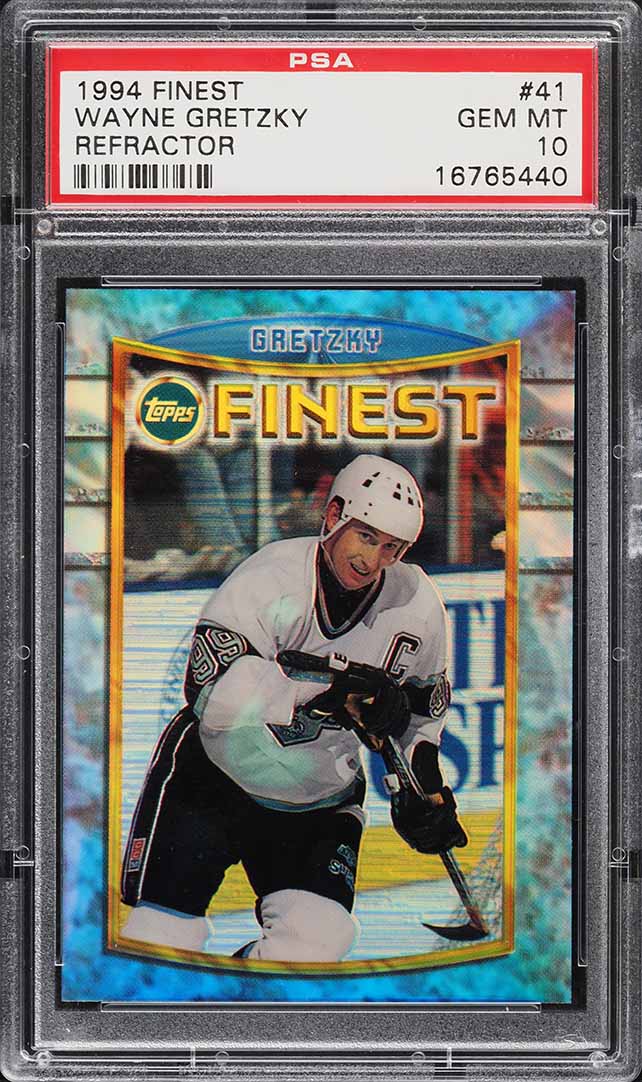 1994 Finest Refractor Wayne Gretzky #41 PSA 10 GEM MINT