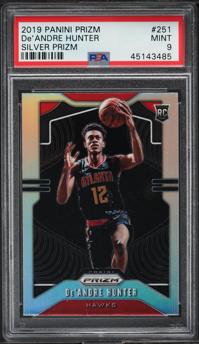 2019 Panini Prizm Silver De'Andre Hunter ROOKIE #251 PSA 9 MINT