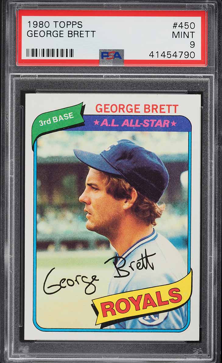 1980 Topps George Brett ALL-STAR #450 PSA 9 MINT