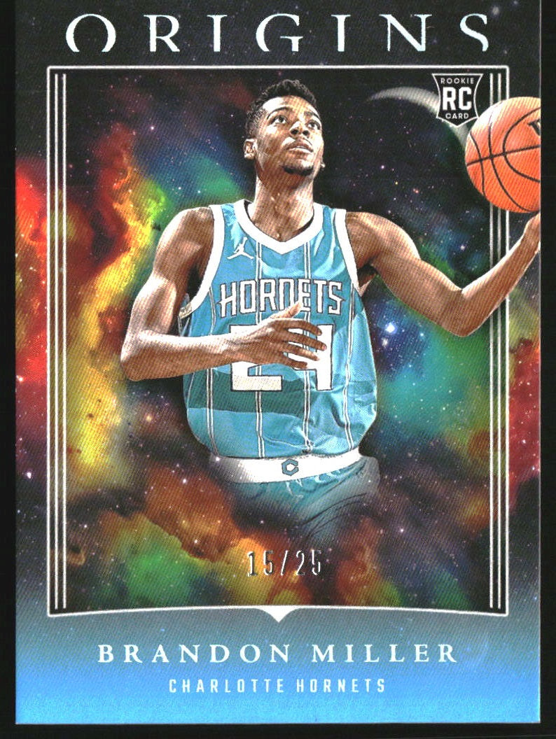 2023-24 Panini Origins Turquoise #89 Brandon Miller RC Rookie /25