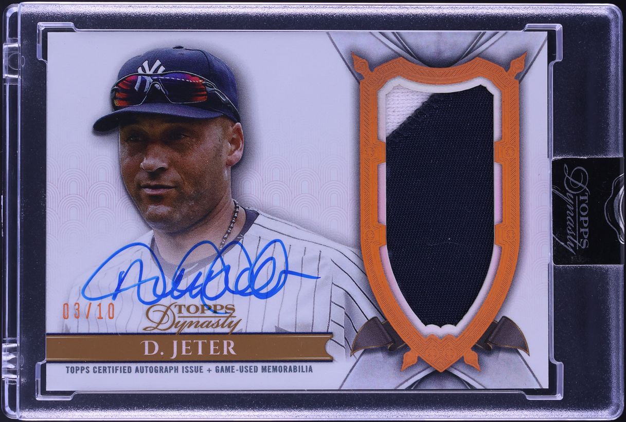 2024 Topps Dynasty Derek Jeter PATCH AUTO /10 #DAP-DJ6