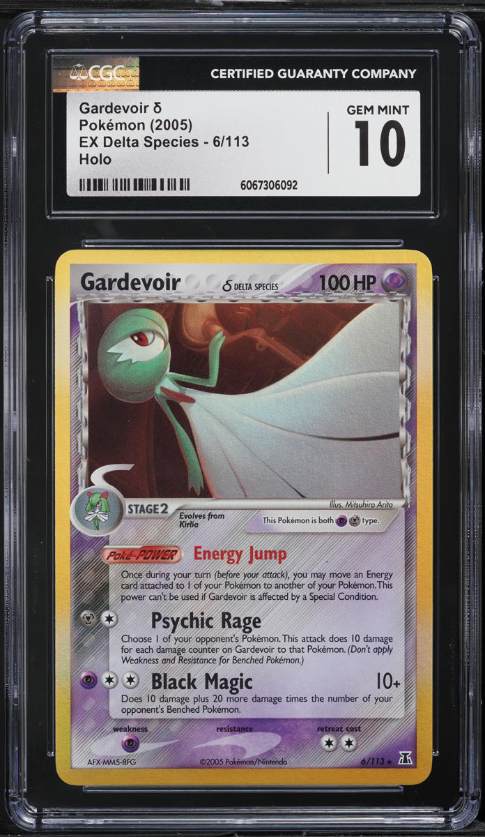 2005 Pokemon EX Delta Species Holo Gardevoir #6 CGC 10 GEM MINT