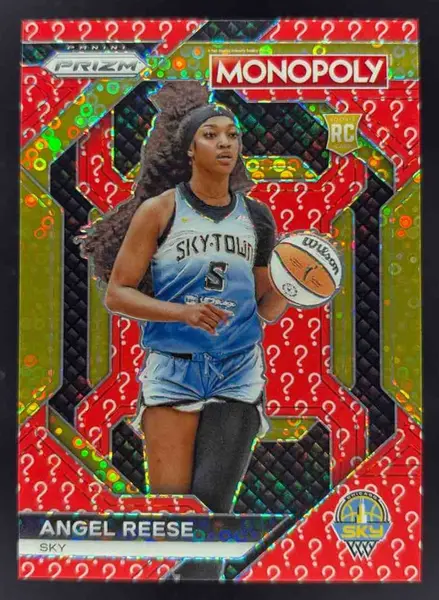 2024 Panini Prizm Monopoly WNBA Insert Question Mark #WNBA16 Angel Reese RC /25