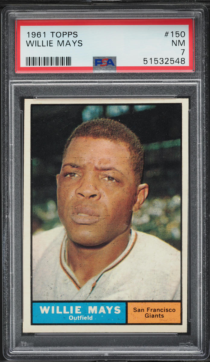 1961 Topps Willie Mays #150 PSA 7 NRMT