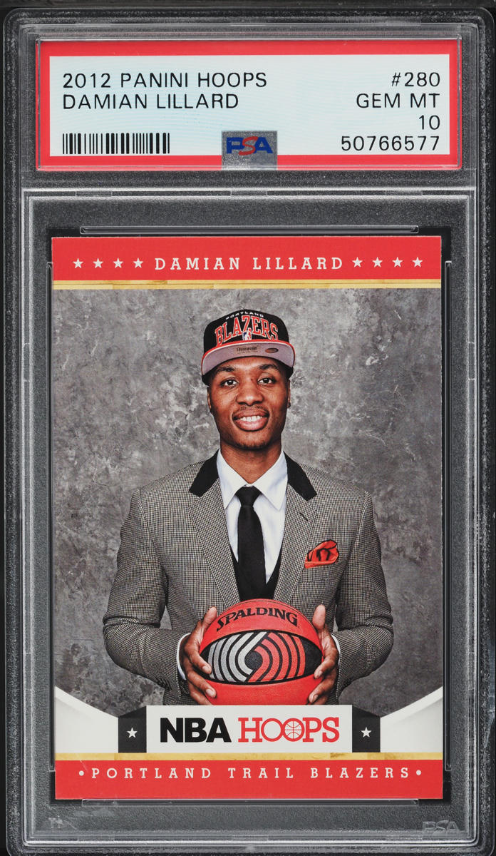 2012 Hoops Damian Lillard ROOKIE #280 PSA 10 GEM MINT
