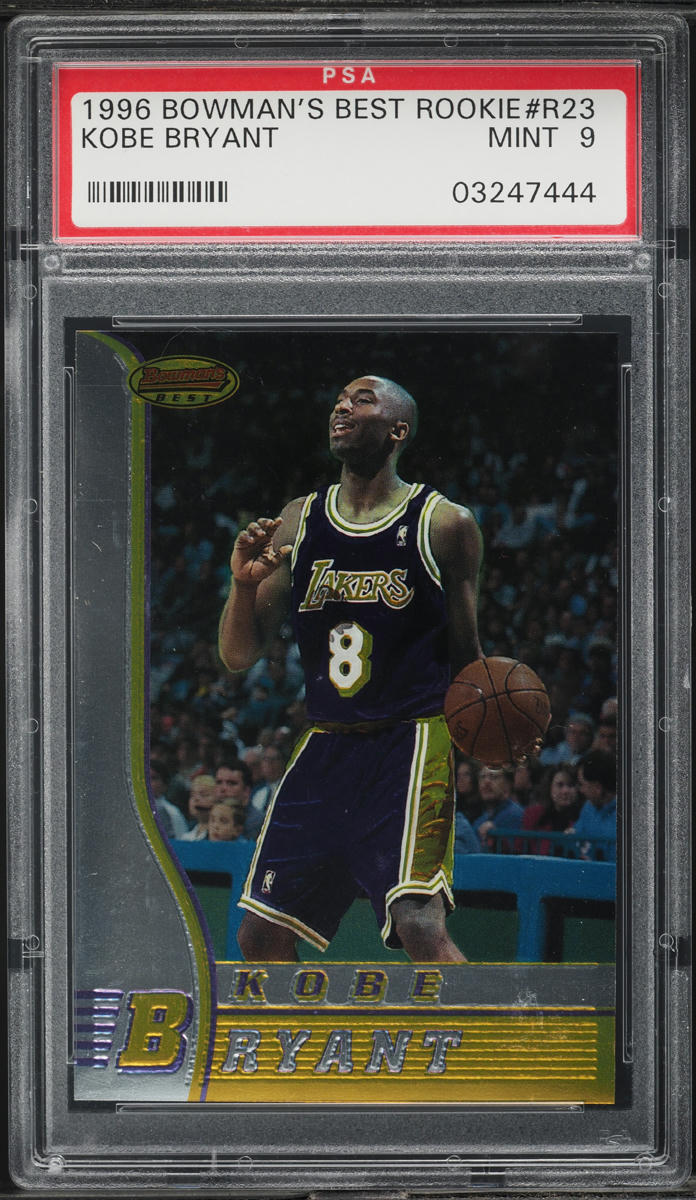 1996 Bowman's Best Kobe Bryant ROOKIE #R23 PSA 9 MINT