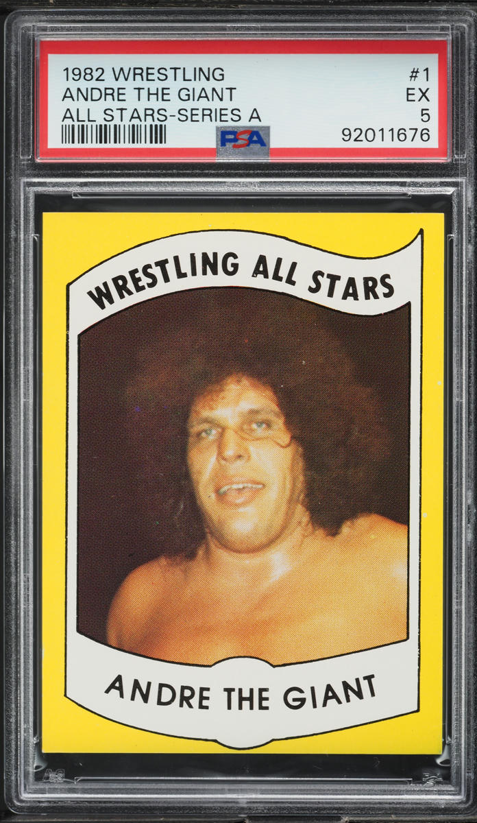 1982 Wrestling All-Stars Series A Andre The Giant #1 PSA 5 EX
