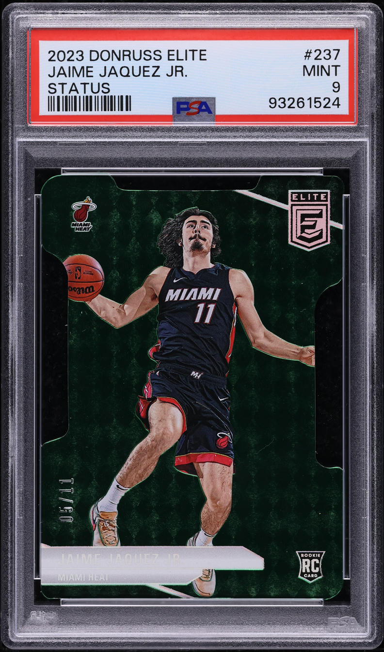 2023 Donruss Elite Status Jaime Jaquez Jr. ROOKIE /11 #237 PSA 9 MINT