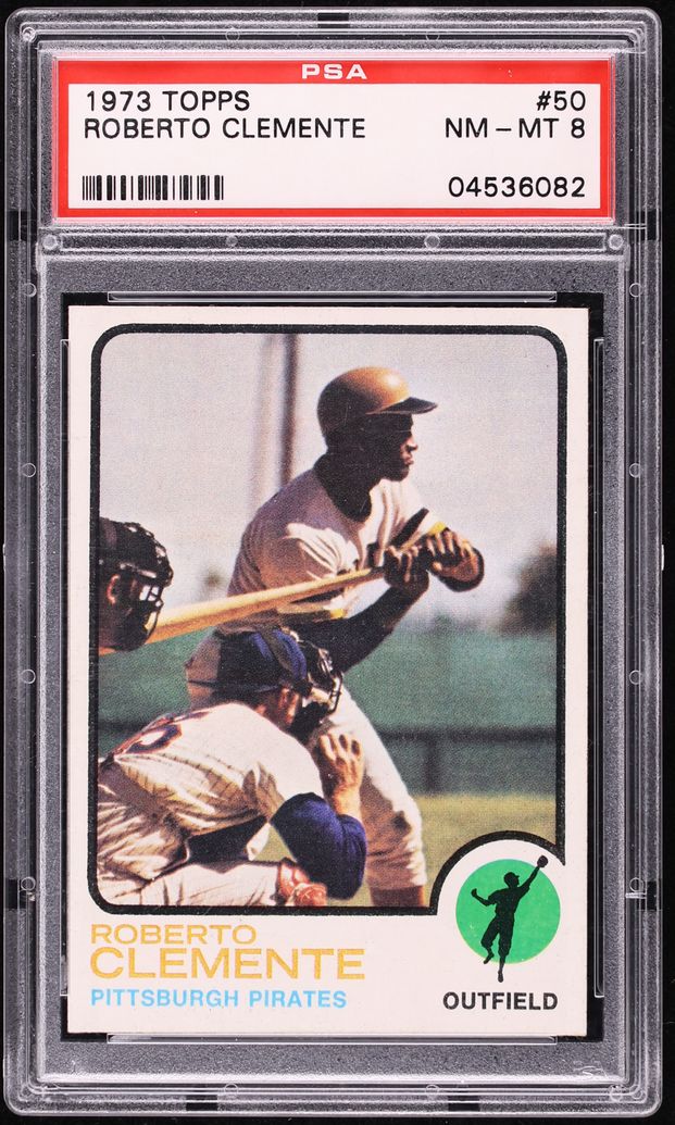 1973 Topps Roberto Clemente #50 PSA 8 NM-MT
