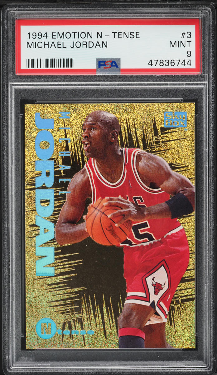 1994 Skybox Emotion N-Tense Michael Jordan #3 PSA 9 MINT