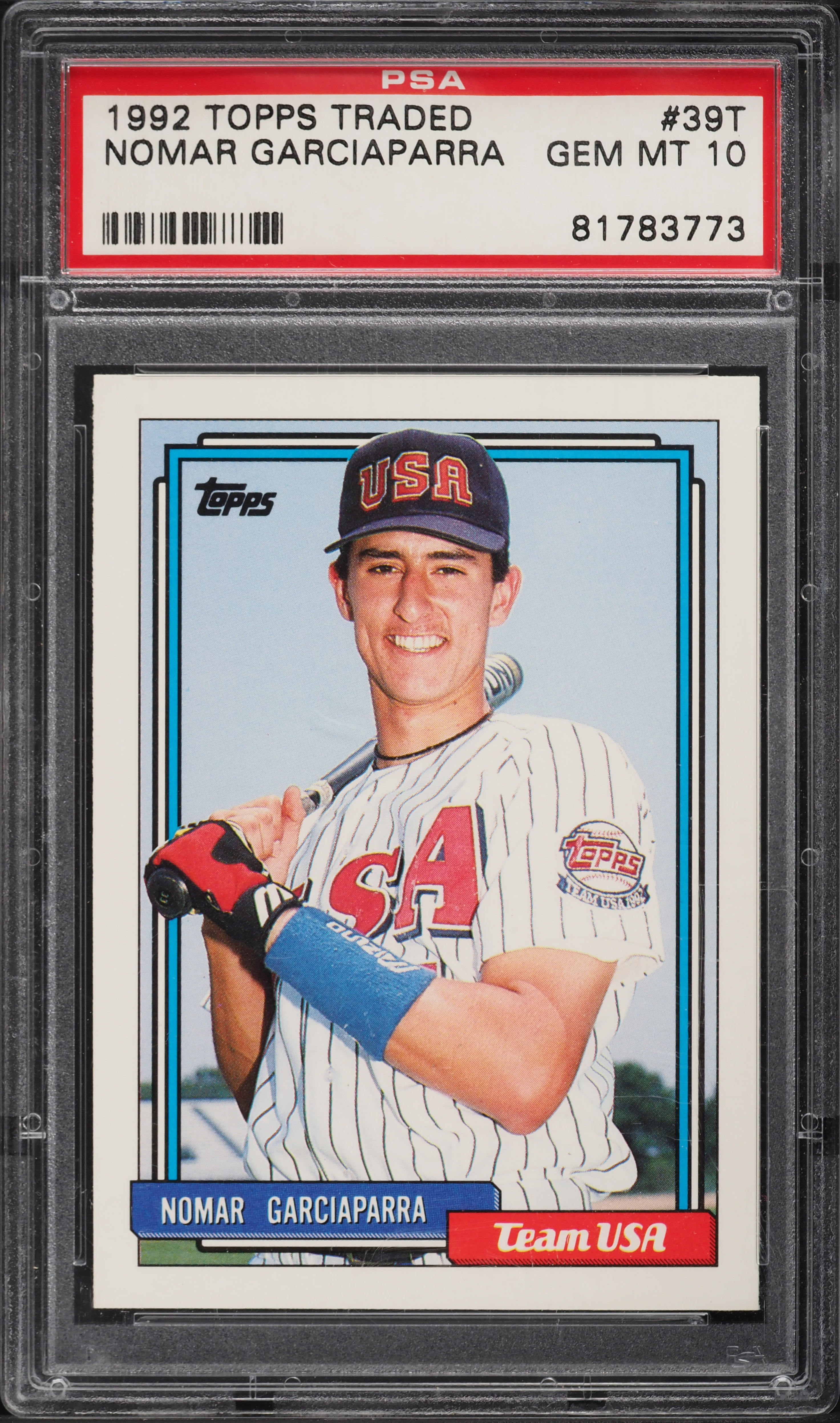 1992 Topps Traded Nomar Garciaparra ROOKIE #39T PSA 10 GEM MINT