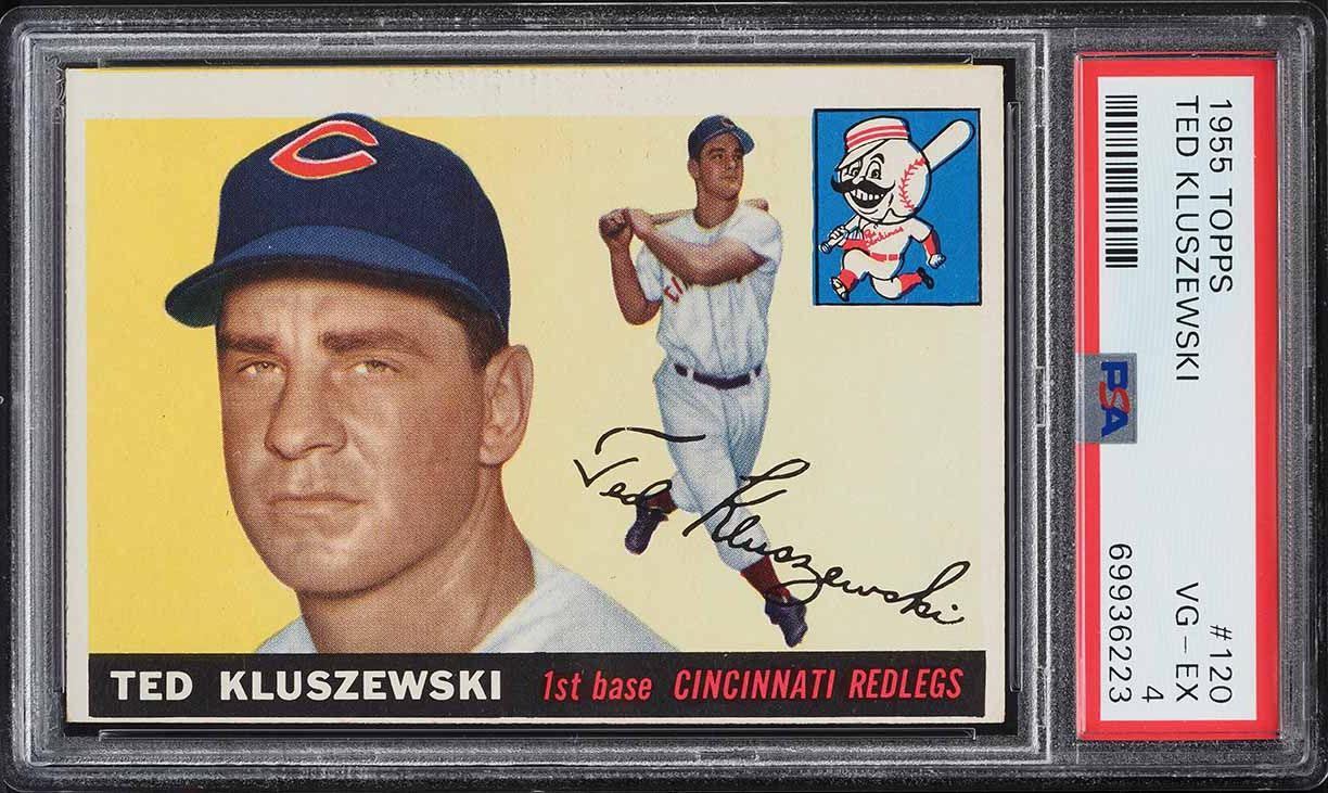 1955 Topps Ted Kluszewski #120 PSA 4 VGEX