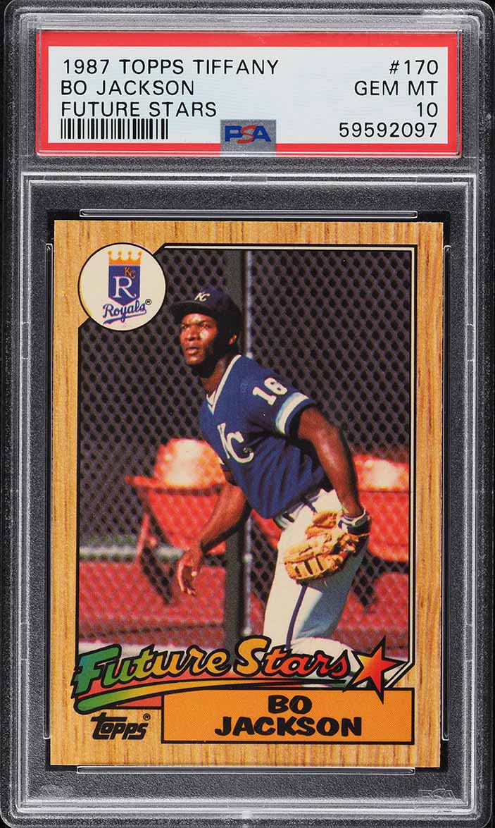 1987 Topps Tiffany Future Stars Bo Jackson ROOKIE #170 PSA 10 GEM MINT