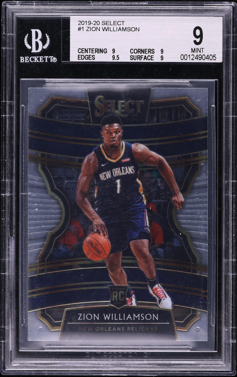 2019 Select Concourse Zion Williamson ROOKIE #1 BGS 9 MINT