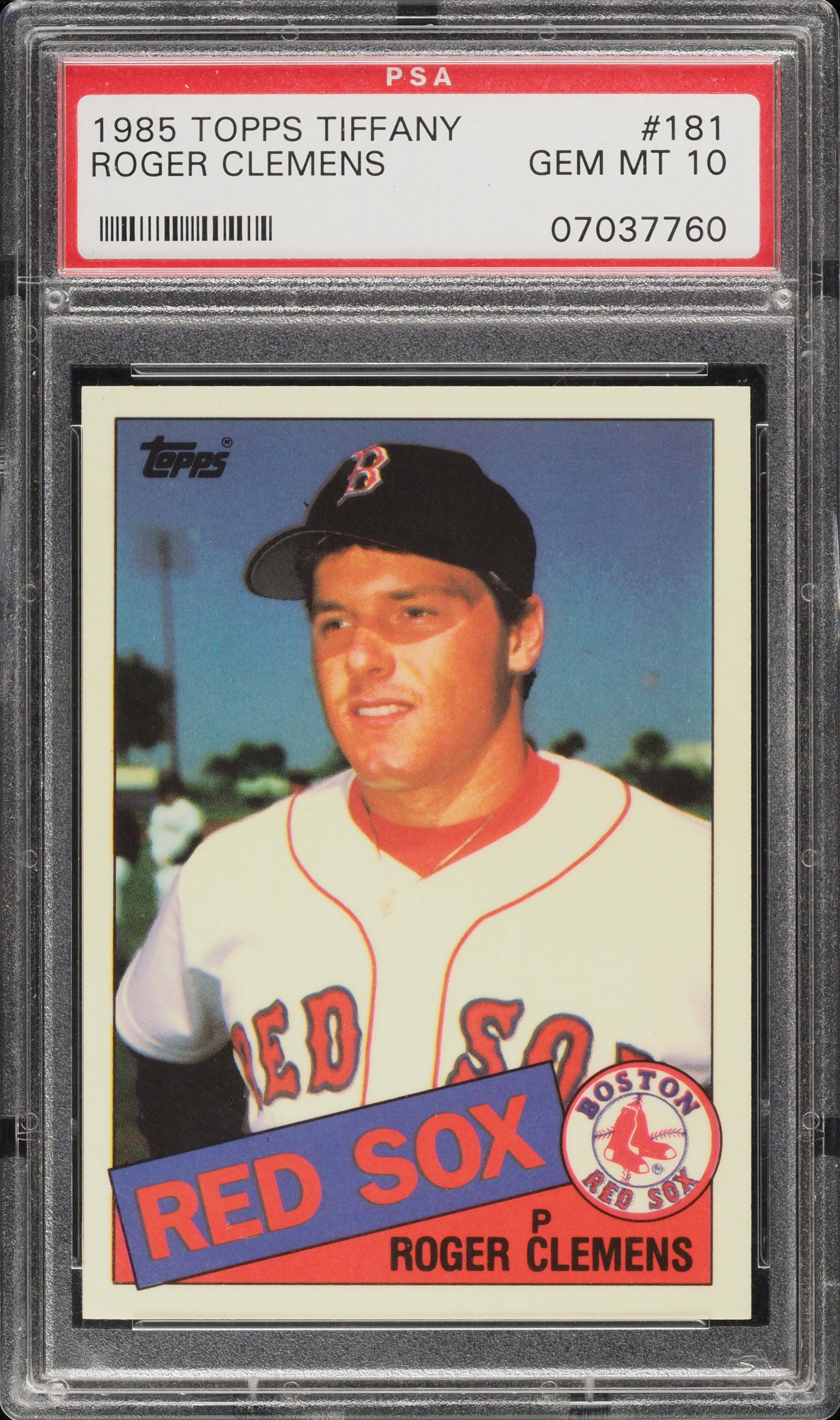 1985 Topps Tiffany Roger Clemens ROOKIE #181 PSA 10 GEM MINT