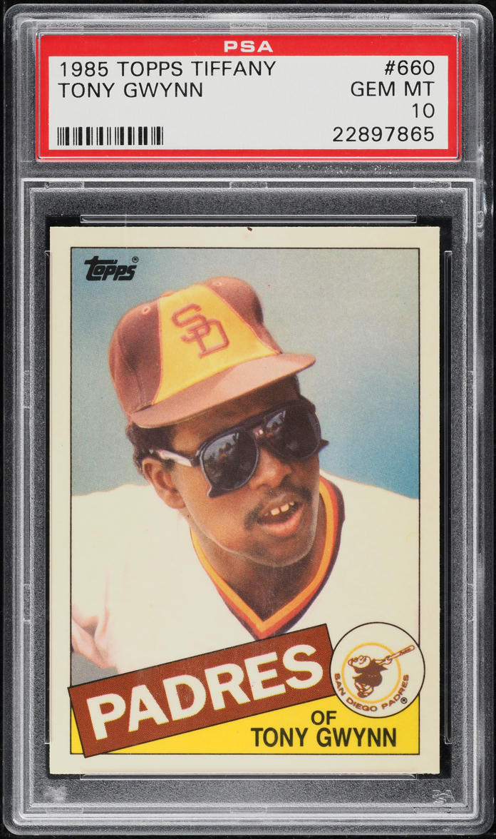 1985 Topps Tiffany Tony Gwynn #660 PSA 10 GEM MINT