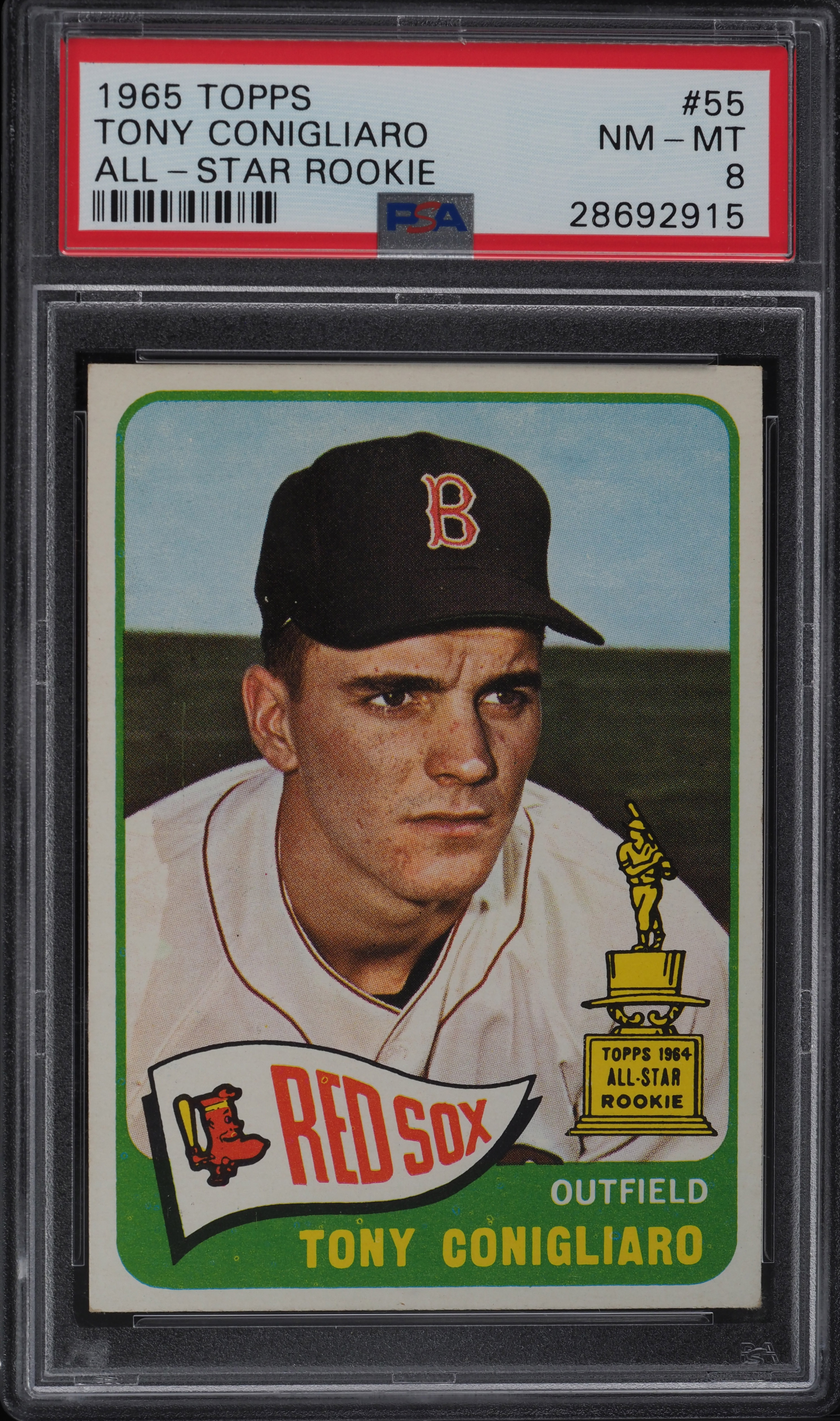 1965 Topps Tony Conigliaro #55 PSA 8 NM-MT