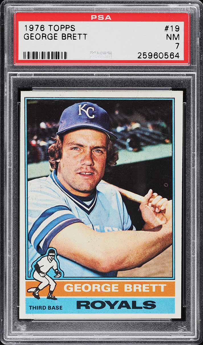 1976 Topps George Brett #19 PSA 7 NRMT