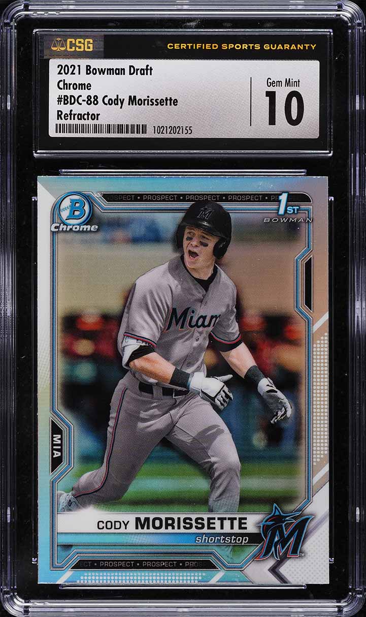 Cody Morissette #BDC-88 2021 Bowman Draft Sapphire Edition Baseball