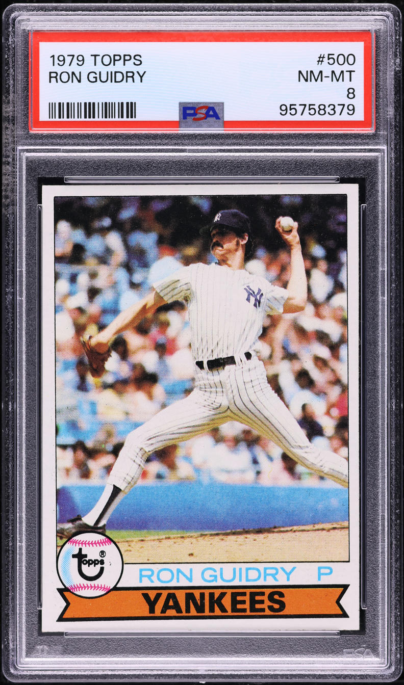 1979 Topps Ron Guidry #500 PSA 8 NM-MT