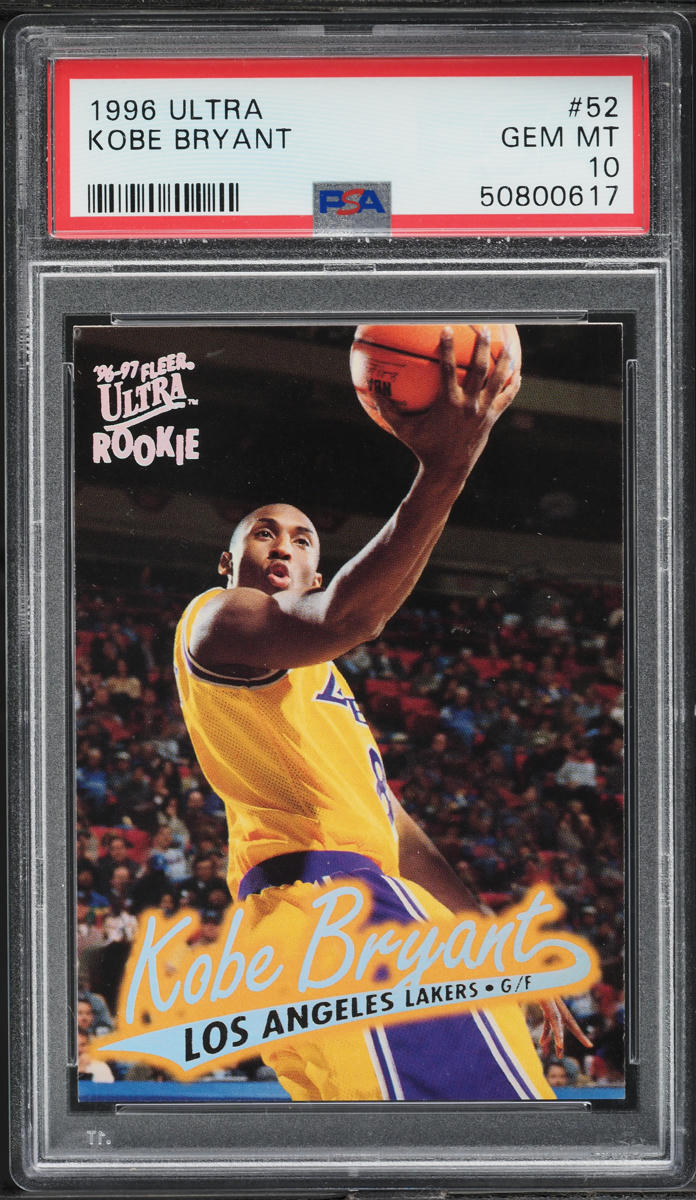1996 Ultra Basketball Kobe Bryant ROOKIE #52 PSA 10 GEM MINT