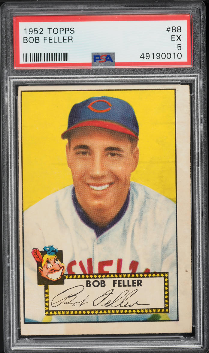 1952 Topps Bob Feller #88 PSA 5 EX