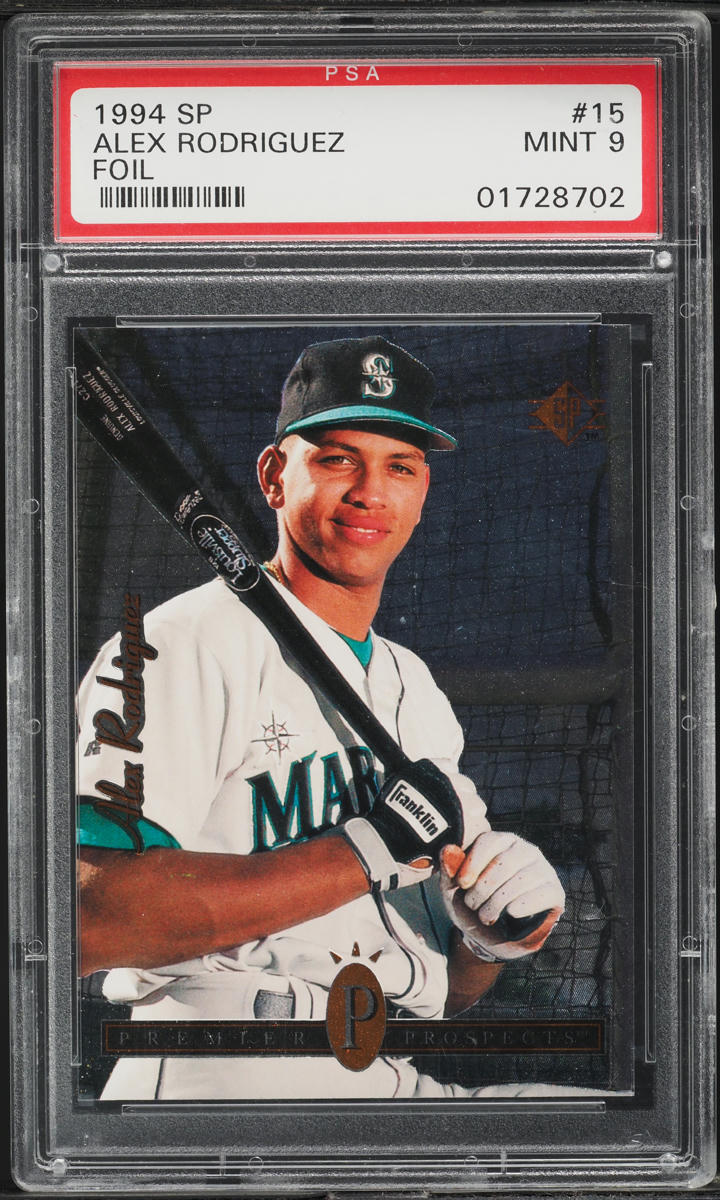 1994 SP Foil Alex Rodriguez ROOKIE #15 PSA 9 MINT