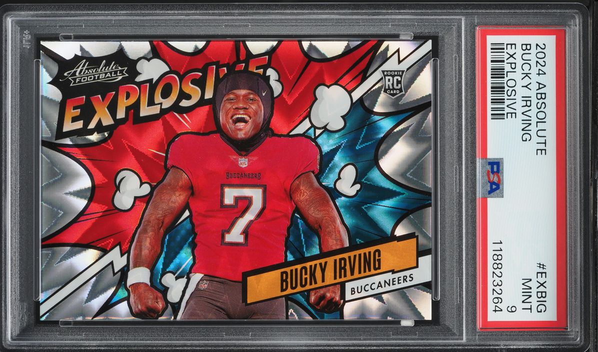2024 Absolute Explosive Bucky Irving ROOKIE #EXBIG PSA 9 MINT