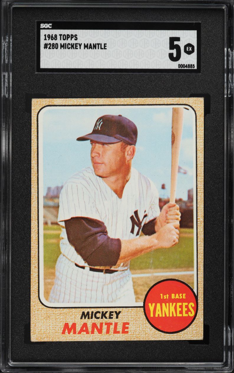 1968 Topps Mickey Mantle #280 SGC 5 EX (PWCC-A)