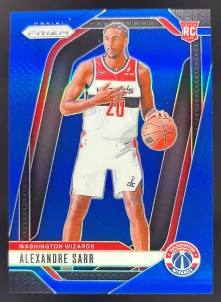 2024-25 Panini Prizm Blue Prizm #264 Alexandre Sarr RC /199
