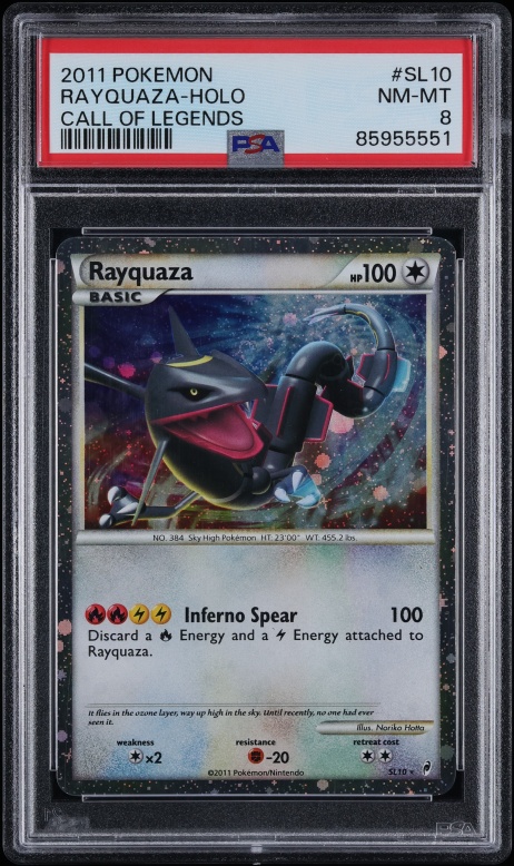 2011 Pokemon Call of Legends Rayquaza Holo #SL10 PSA 8 | Card Ladder