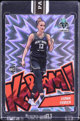 2024 Panini Royalty WNBA Kaboom! Leonie Fiebich ROOKIE #10