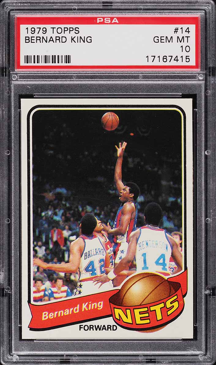 1979 Topps Basketball Bernard King #14 PSA 10 GEM MINT