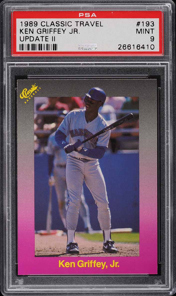 1989 Classic Travel Update II Ken Griffey Jr. ROOKIE #193 PSA 9 MINT