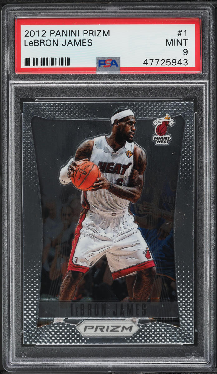 2012 Panini Prizm LeBron James #1 PSA 9 MINT