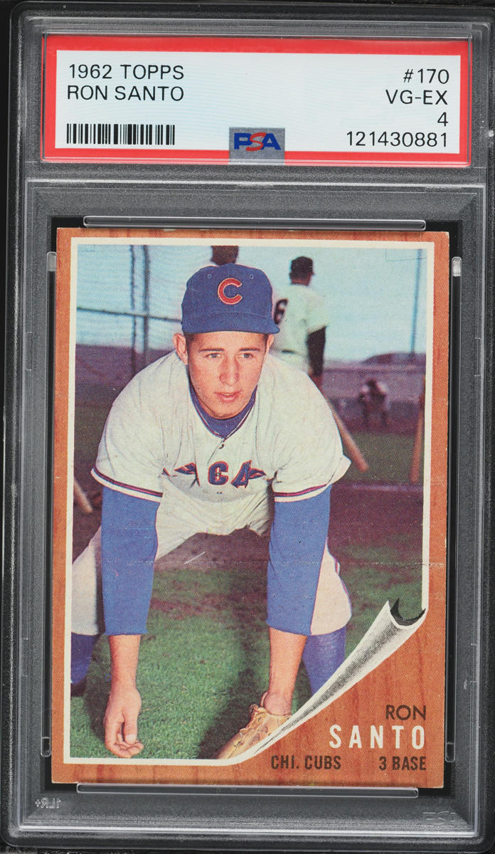 1962 Topps Ron Santo #170 PSA 4 VGEX