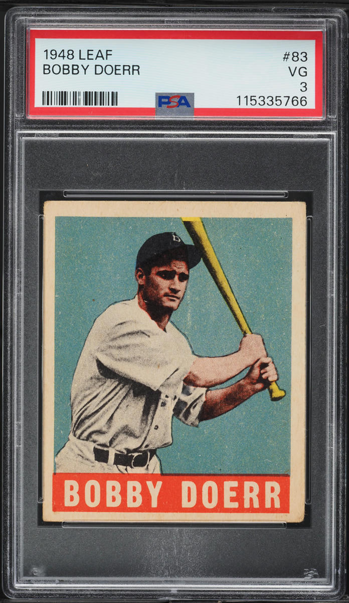 1948 Leaf Bobby Doerr #83 PSA 3 VG